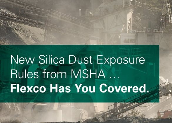 New Silica Dust Exposure Rules from MSHA... Flexco Has You Covered