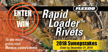 2018 Rapid Loader™ Rivets Sweepstakes! 2018 Rapid Loader™ Rivets Sweepstakes!