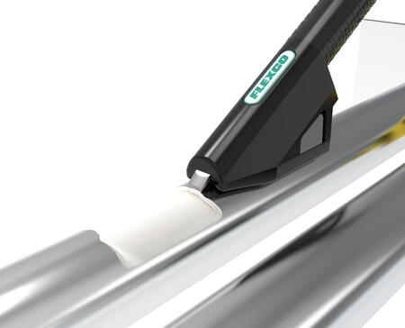 Flexco Roller Conveyor Scraper Tool RCST In Use